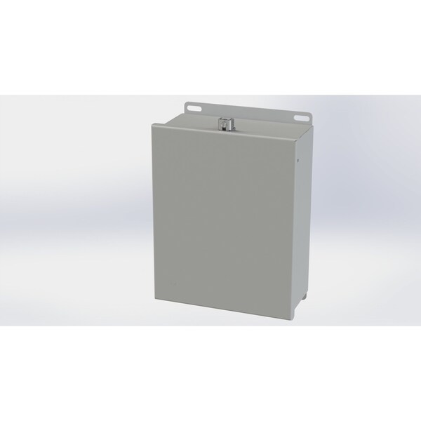 Screw Clamps Electrical Enclosures, 10.13 in H, 4 in D, 8 in W, NEMA 3R, 4, 12, 13, Carbon Steel